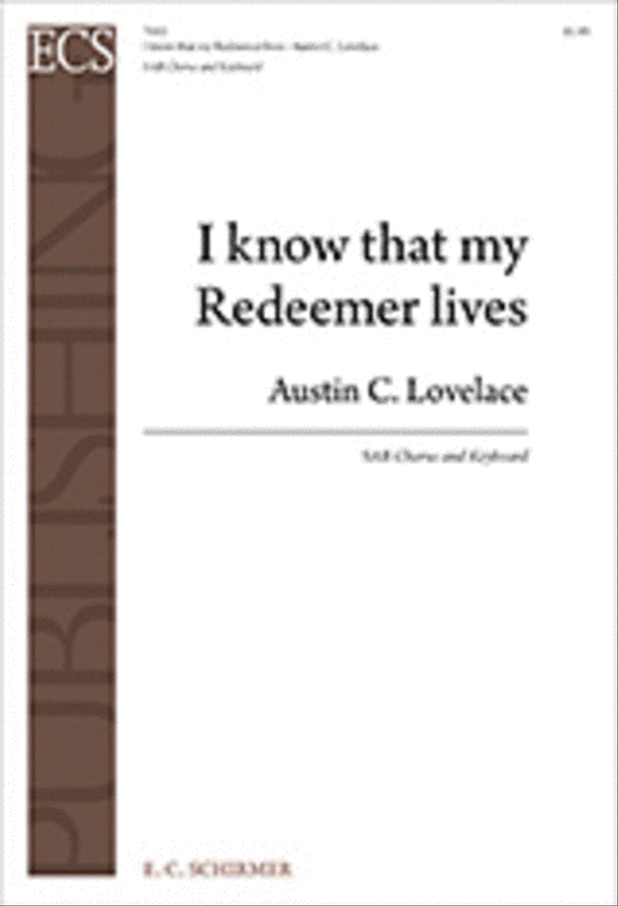I Know that my Redeemer lives 3-Part scores gallery preview page 1
