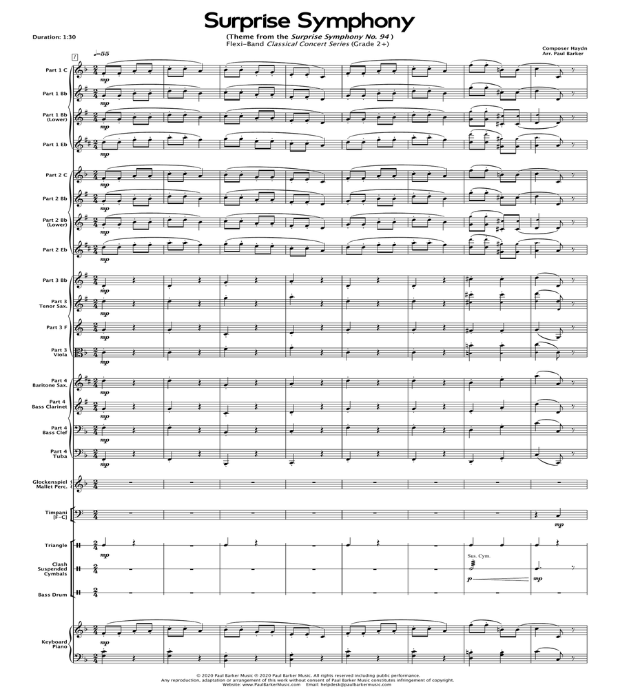 Surprise Symphony (Flexible Instrumentation) image number null