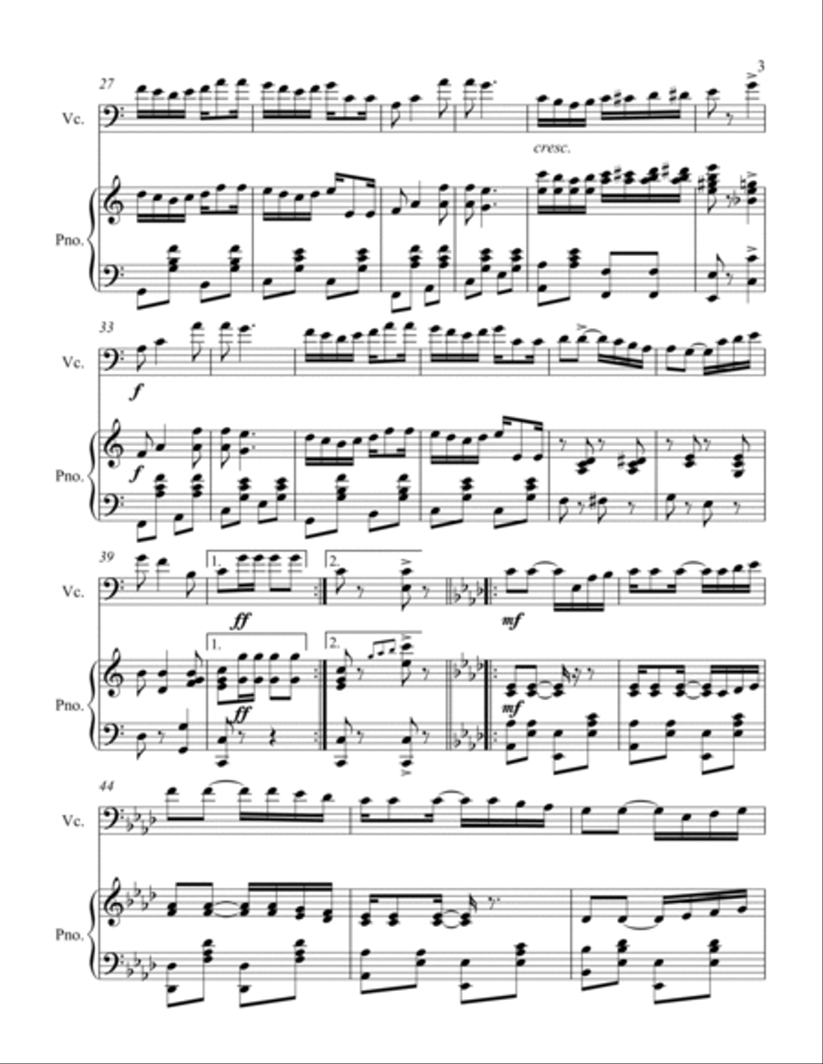 A Breeze from Alabama Piano scores gallery preview page 5