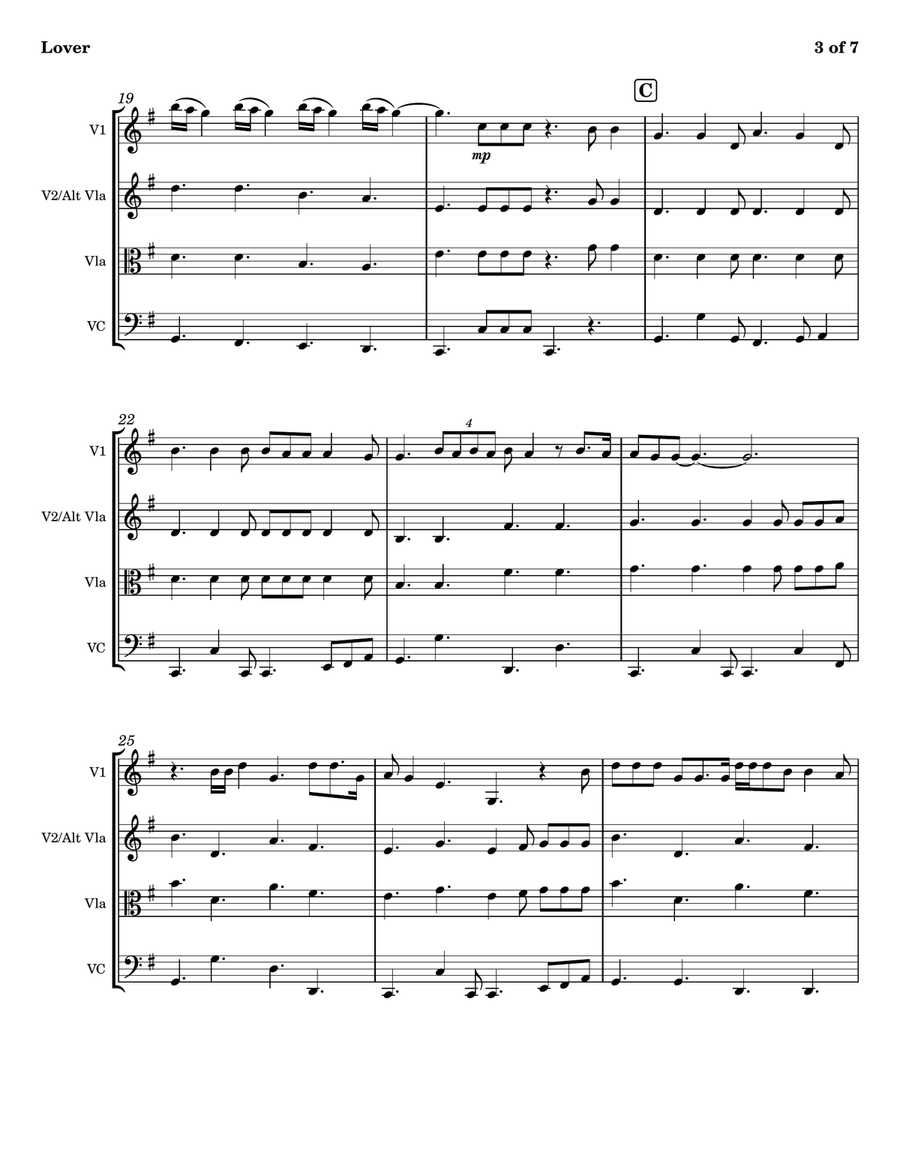 Lover String Trio scores gallery preview page 3