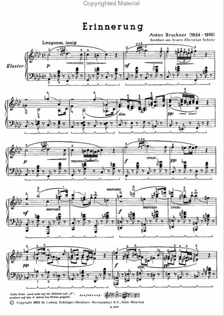 Erinnerung Erinnerung Piano Solo scores gallery preview page 2