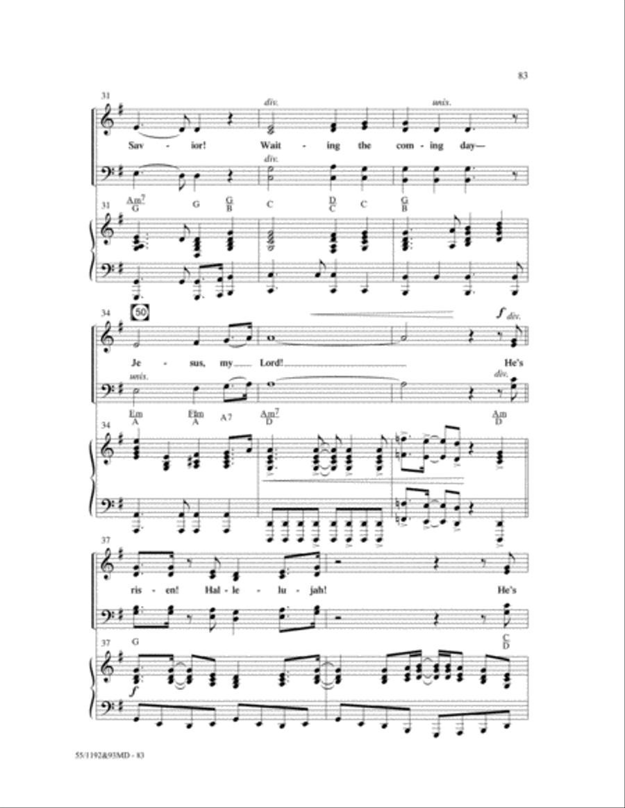 The Lamb The Lamb 4-Part scores gallery preview page 54