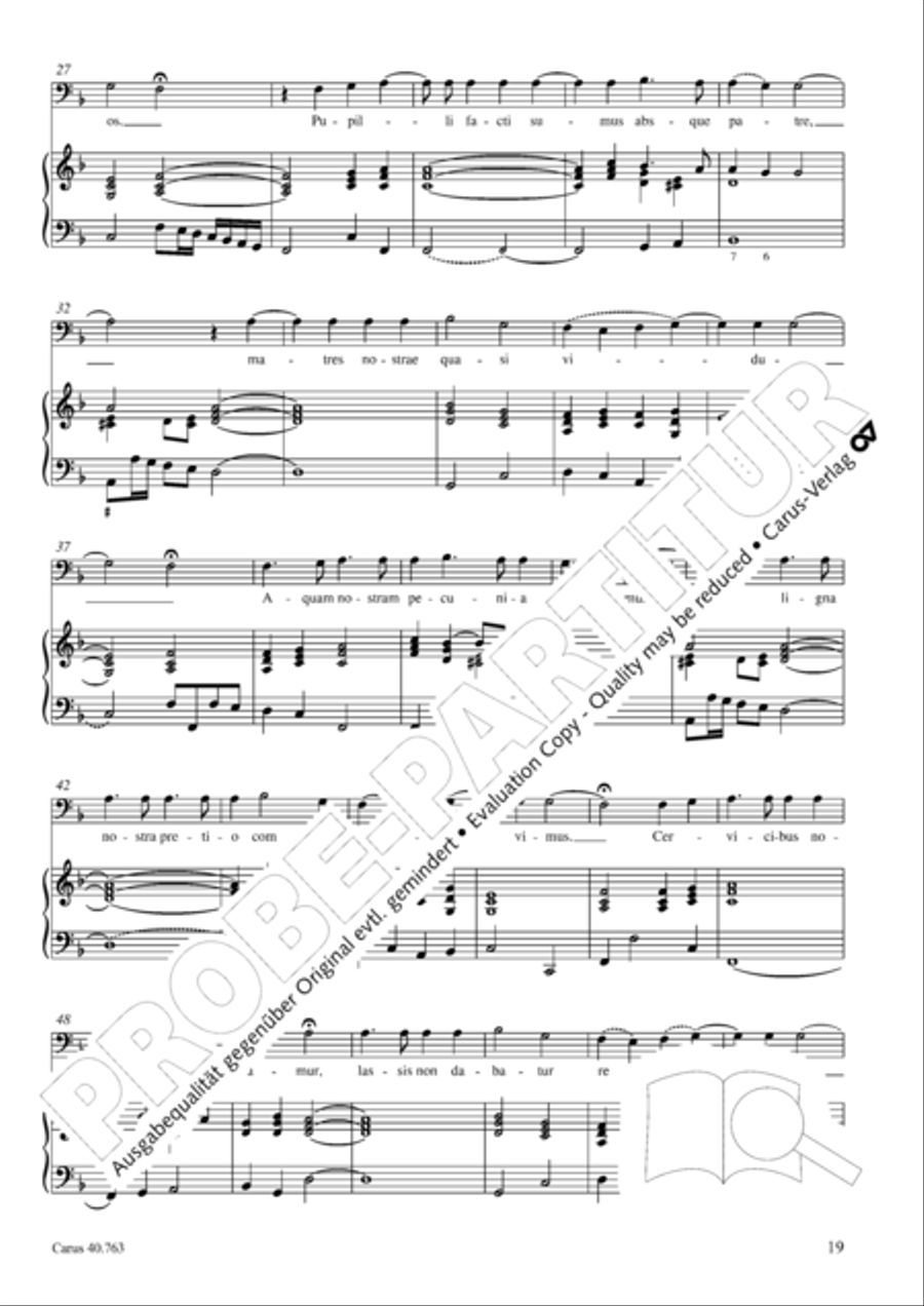 Drei Lamentationen zum Karsamstag Score scores gallery preview page 20