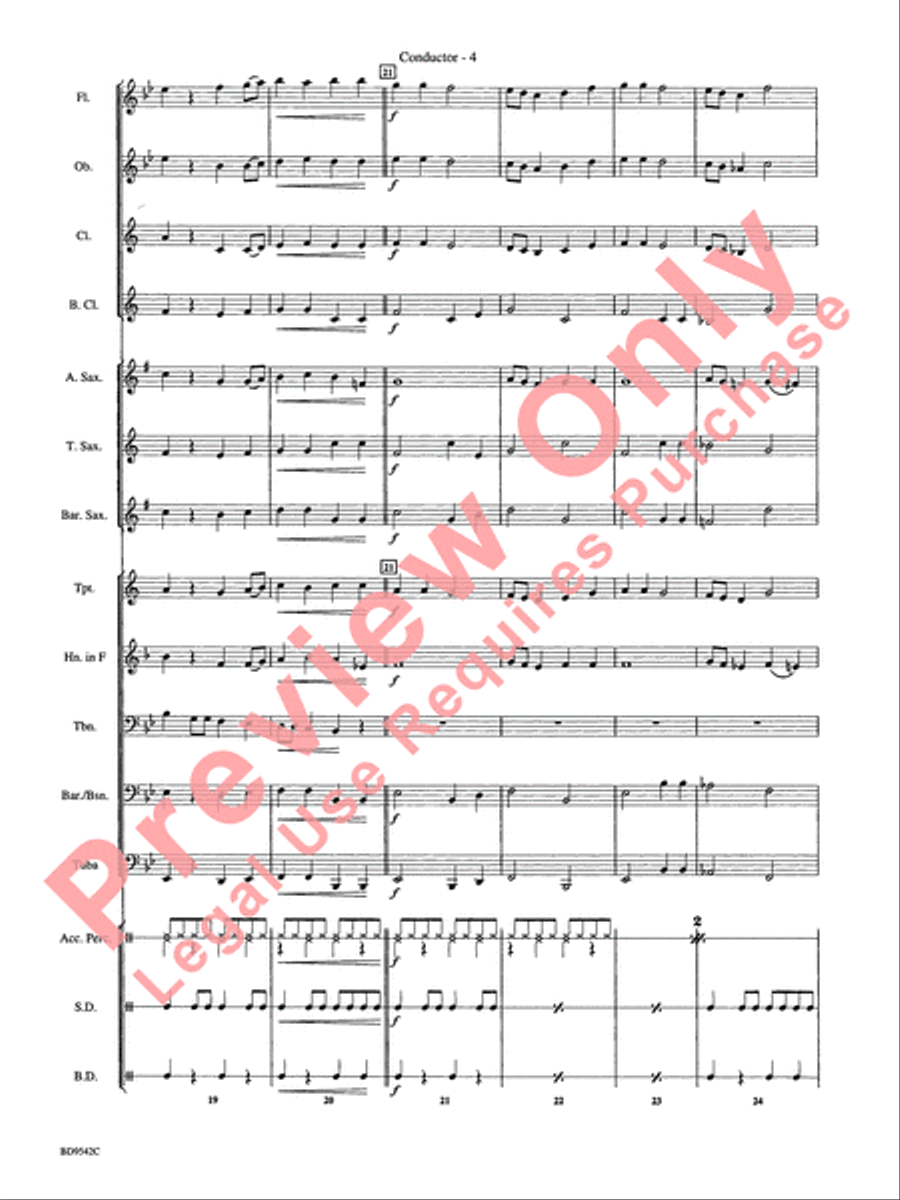 Trombo Mambo Concert Band scores gallery preview page 7