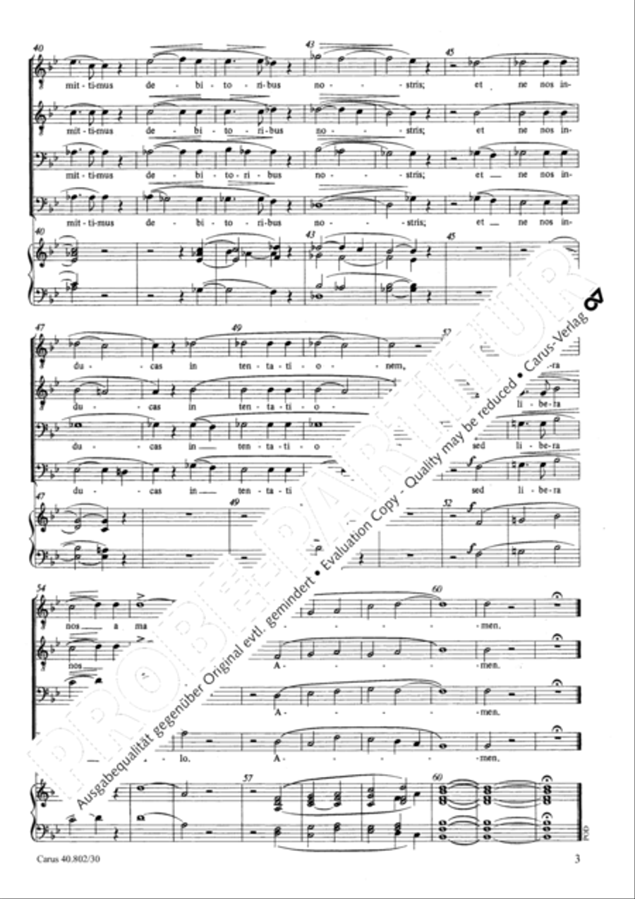 Pater noster III Pater noster III TTBB scores gallery preview page 4