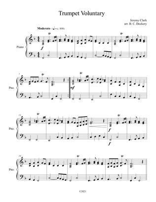 Book cover for Trumpet Voluntary (Piano Solo)