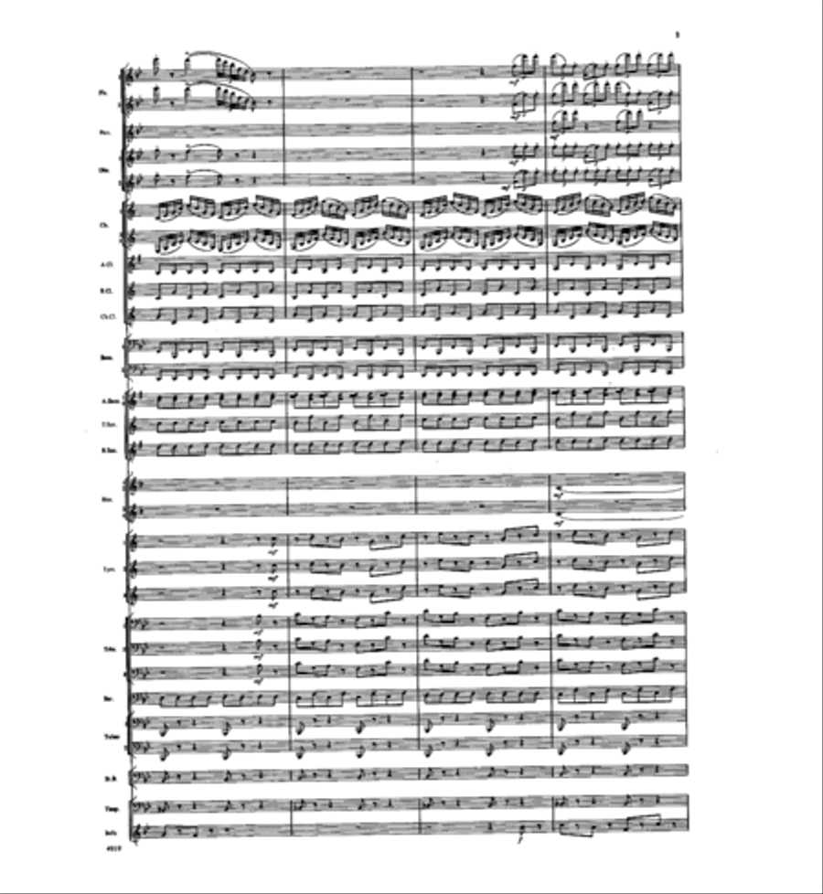 Selections from the Nutcracker Suite Concert Band scores gallery preview page 7