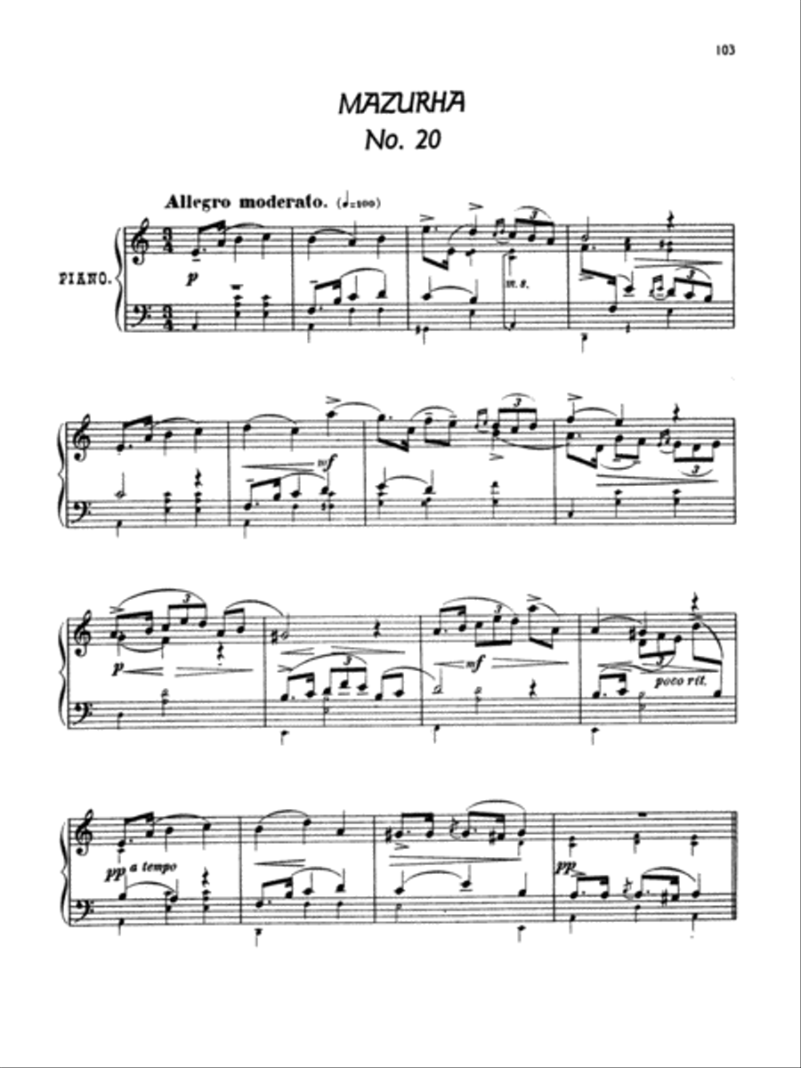 Arensky: Twenty-four Morceau Characteristiques, Op. 36 Piano Solo scores gallery preview page 1