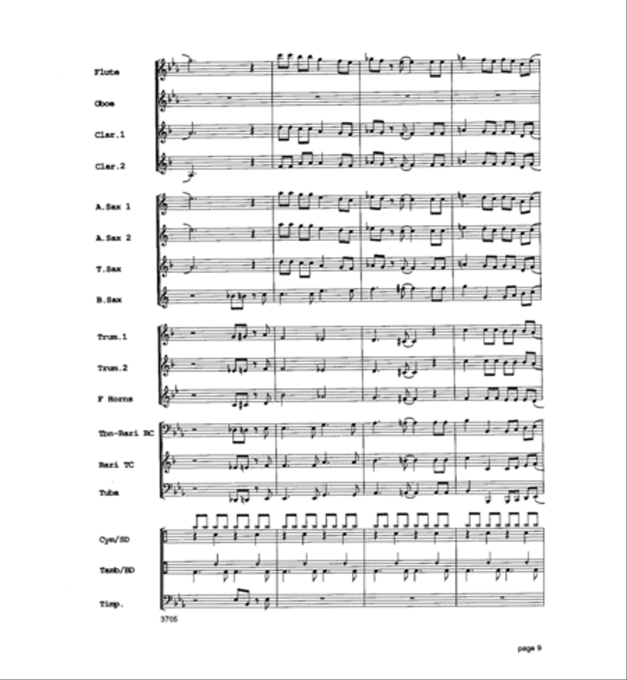 Joy To the World Joy To the World Concert Band scores gallery preview page 10