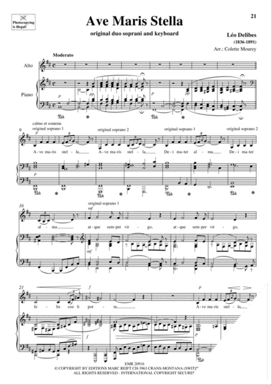 100 Ave Maria Volume 3 Alto Voice scores gallery preview page 10
