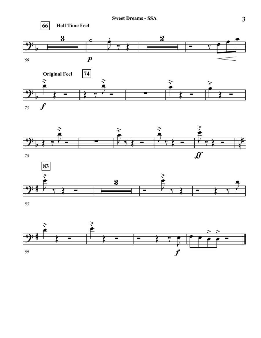 Sweet Dreams Concert Band scores gallery preview page 6