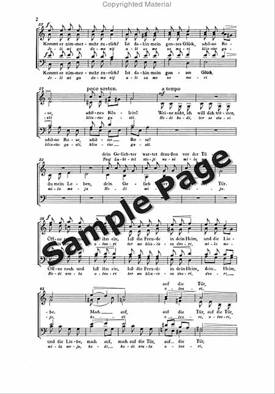 Schone Rose Mixed Choir scores gallery preview page 3