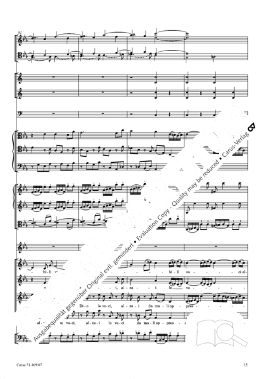 Davide penitente 4-Part scores gallery preview page 28