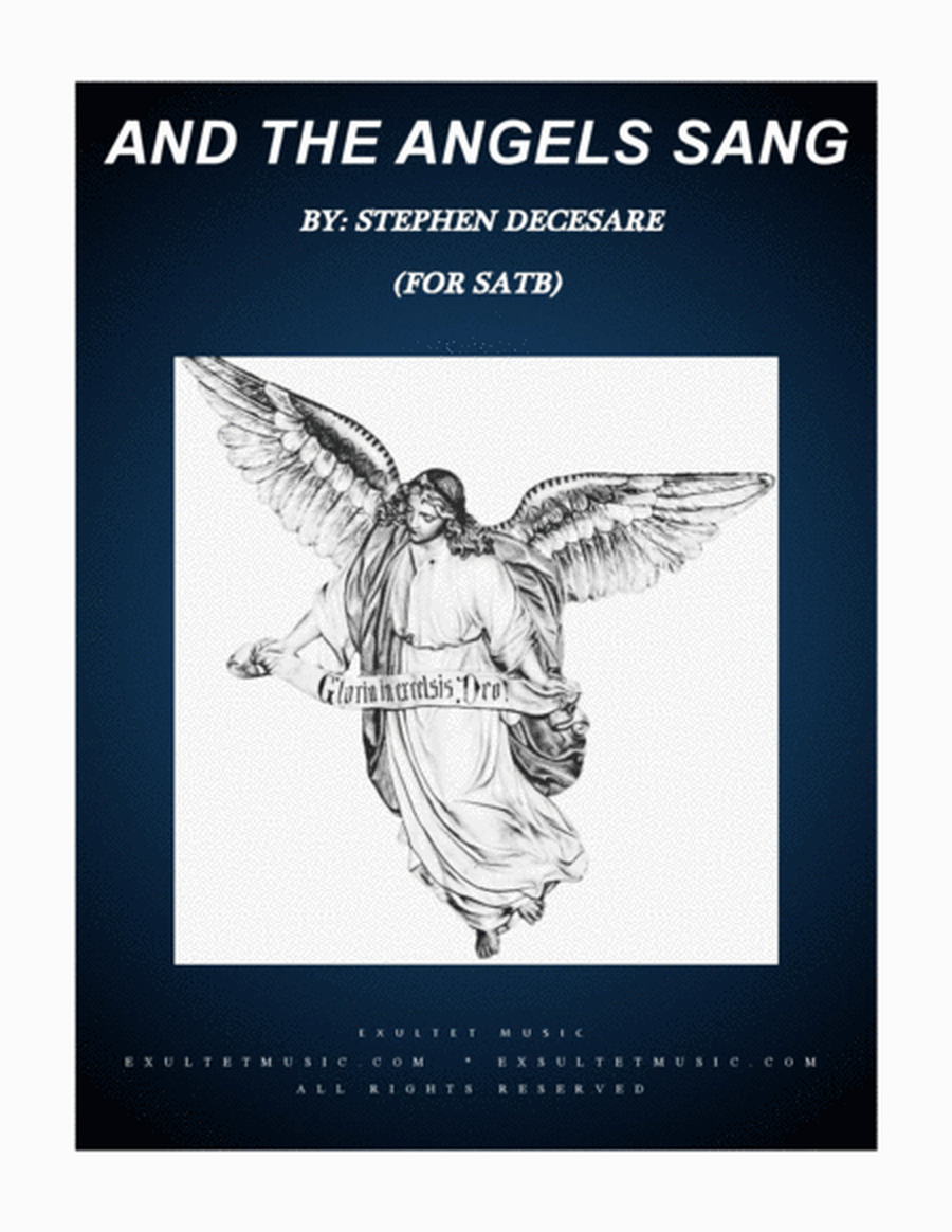 And The Angels Sang (for SATB) image number null