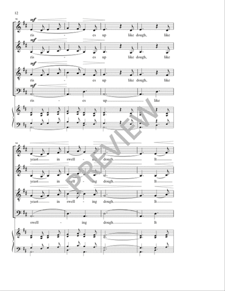 The Reign of God The Reign of God 4-Part scores gallery preview page 12