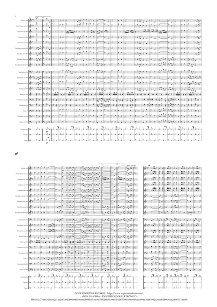 Ronaldo Vitorino Soares Concert Band scores gallery preview page 3