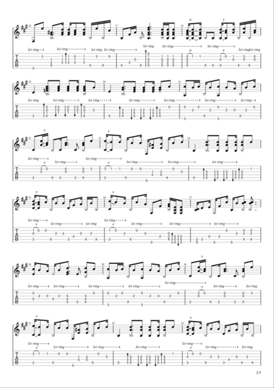 Akad Fingerstyle Akad Fingerstyle Acoustic Guitar scores gallery preview page 2