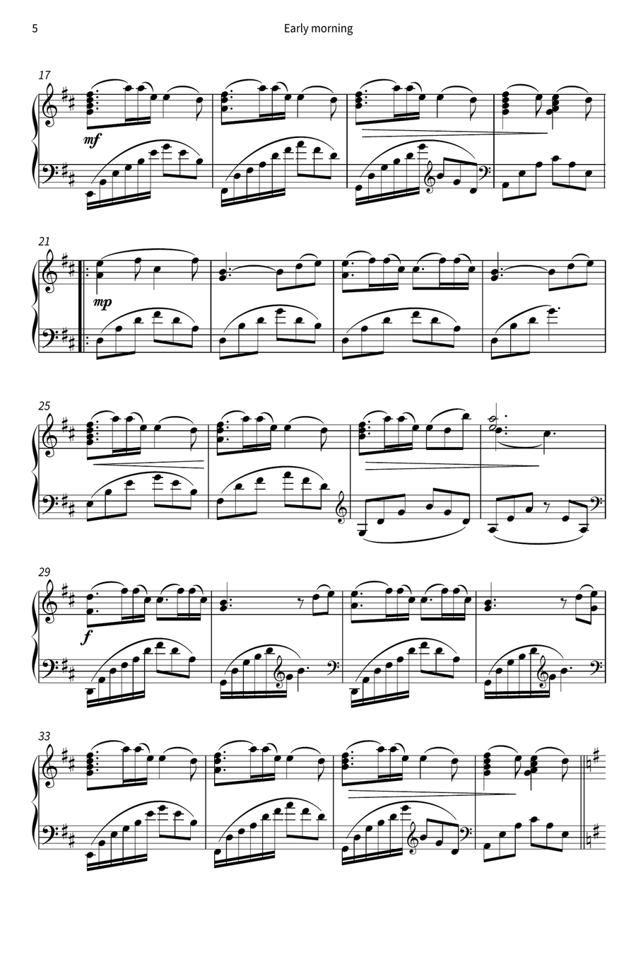 Beyond Boundaries Beyond Boundaries Piano Solo scores gallery preview page 6