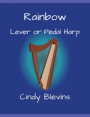 Book cover for Rainbow, original solo for Lever or Pedal Harp