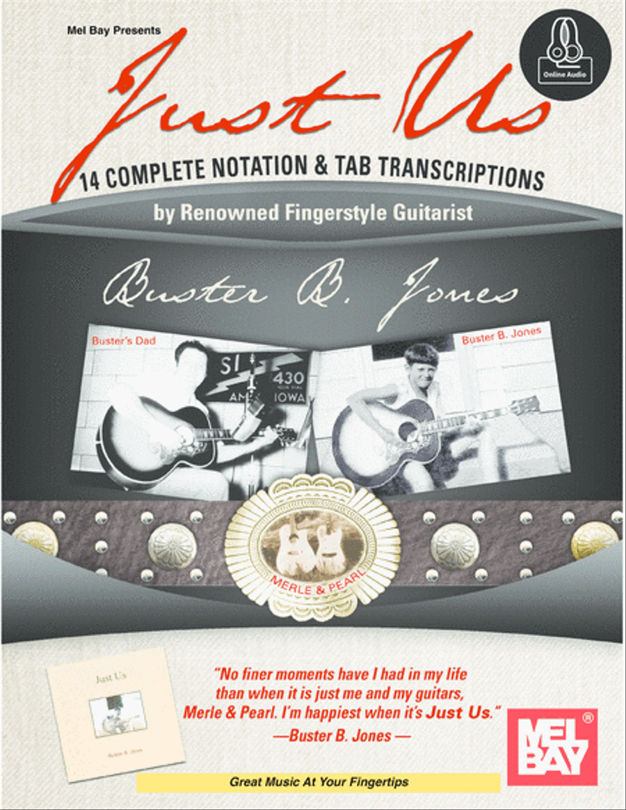 Just Us: 14 Complete Notation & Tab Transcriptions Electric Guitar scores gallery preview page 1