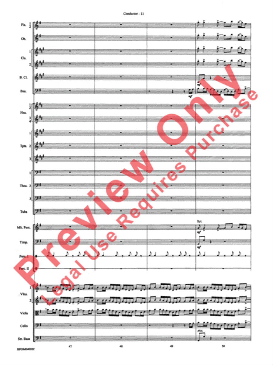 Prairiesong Full Orchestra scores gallery preview page 14