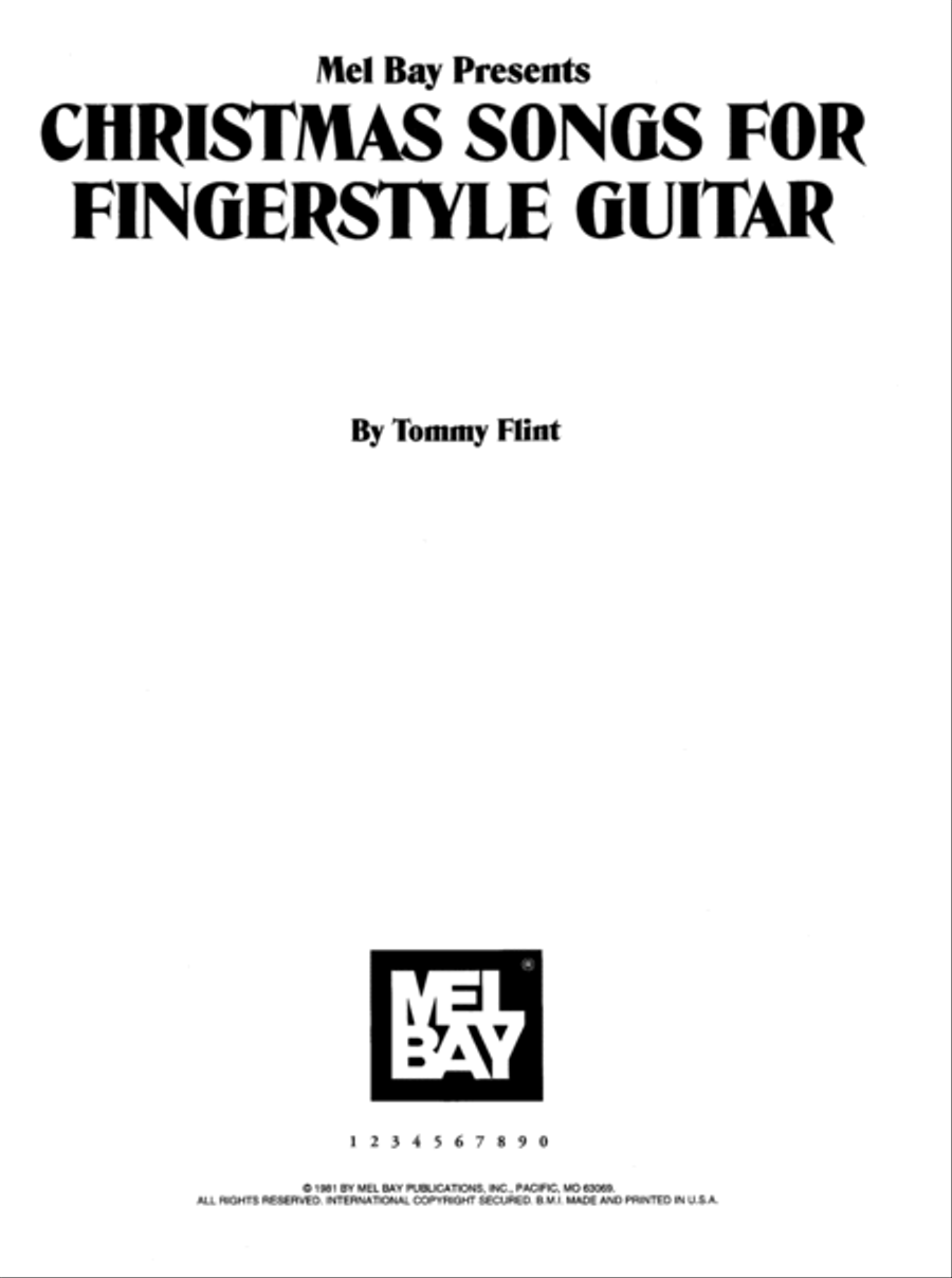 Christmas Songs for Fingerstyle Guitar Fingerpicking Guitar scores gallery preview page 2
