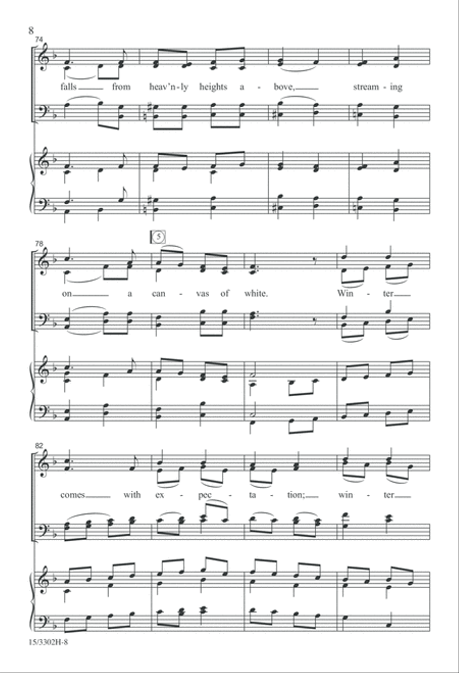 Winter Comes 4-Part scores gallery preview page 8