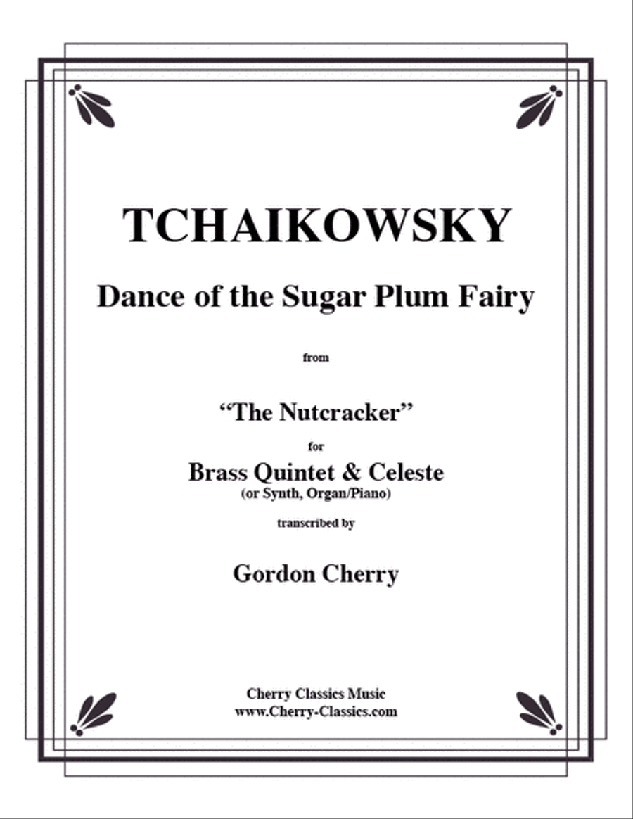 Dance of the Sugar Plum Fairy from the Nutcracker Organ scores gallery preview page 1