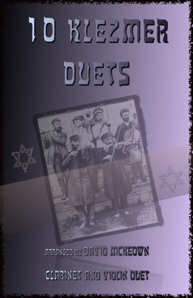 Book cover for 10 Klezmer Duets for Clarinet and Violin