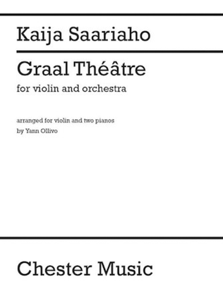 Book cover for Graal Theatre for Violin and Orchestra