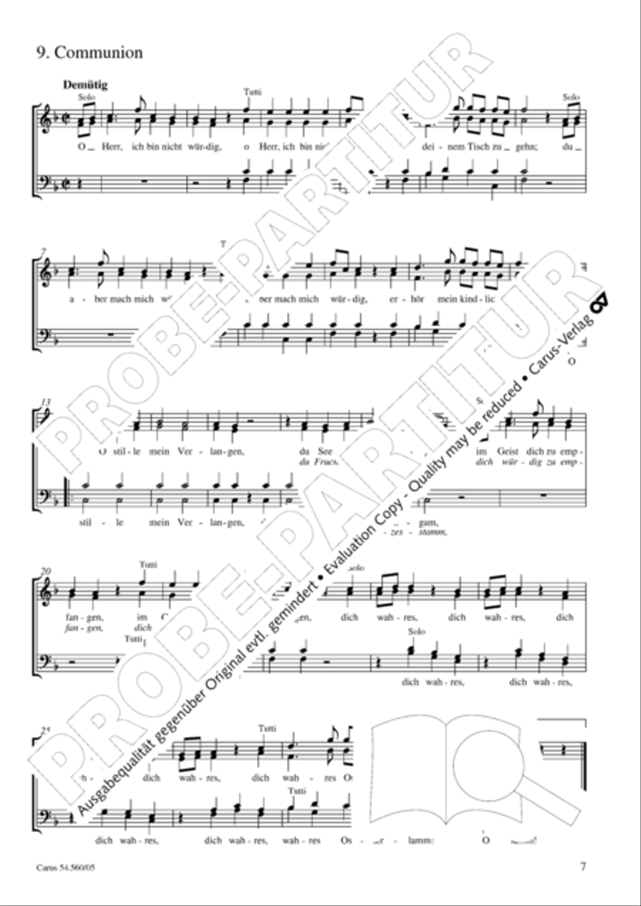 Deutsches Hochamt 4-Part scores gallery preview page 8