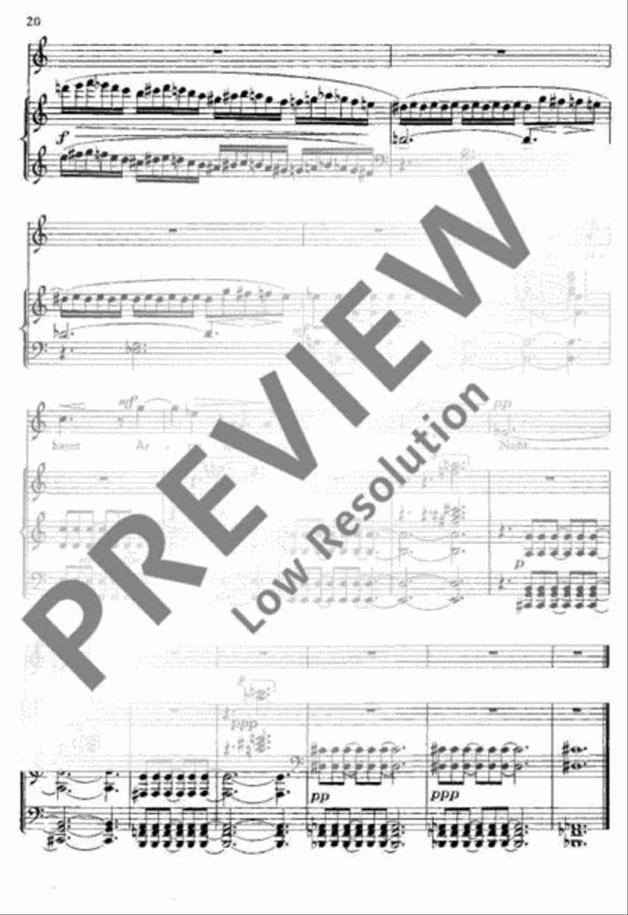 Songs with piano Soprano Voice scores gallery preview page 21