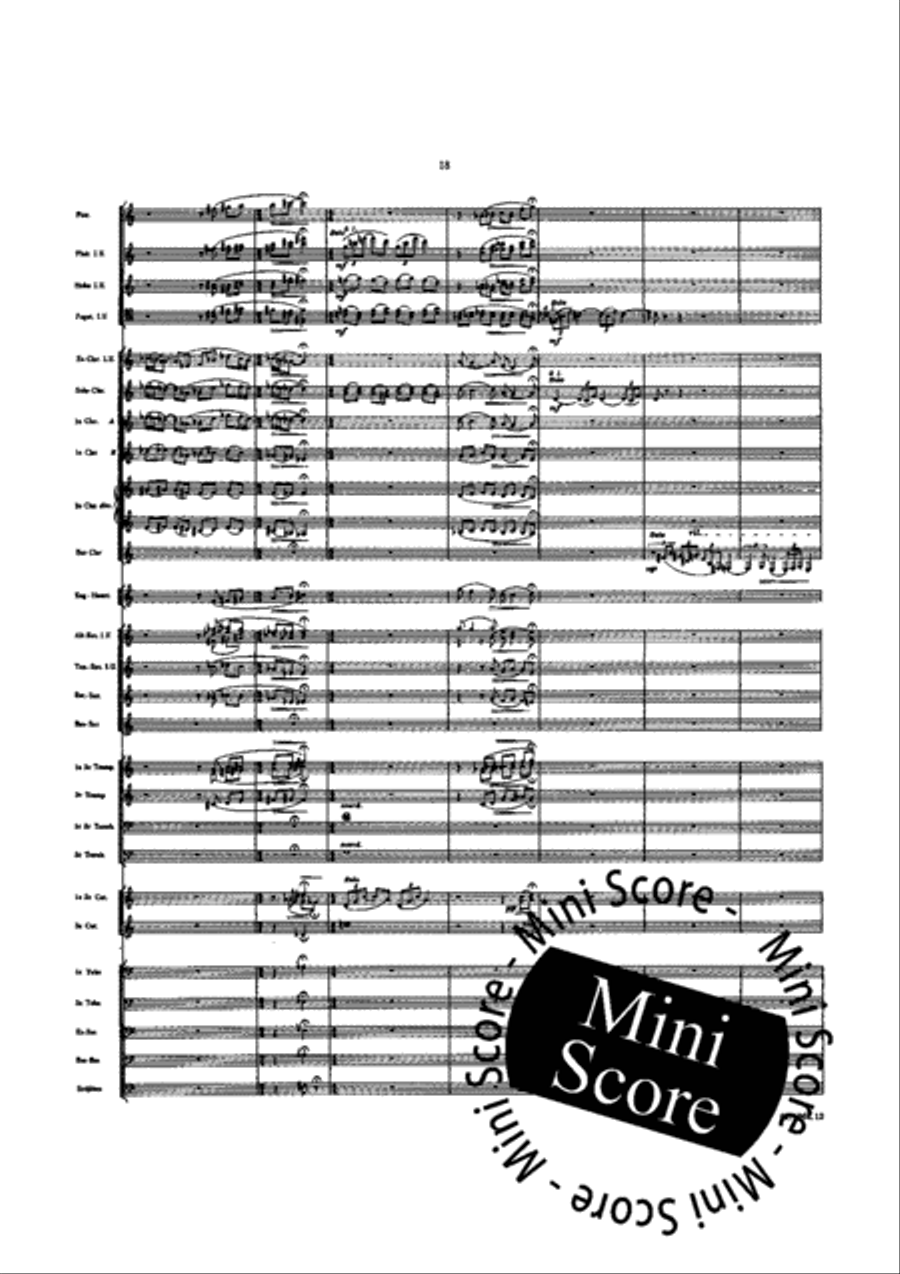 Symphonie pour Orchestre d'Harmonie Concert Band scores gallery preview page 24