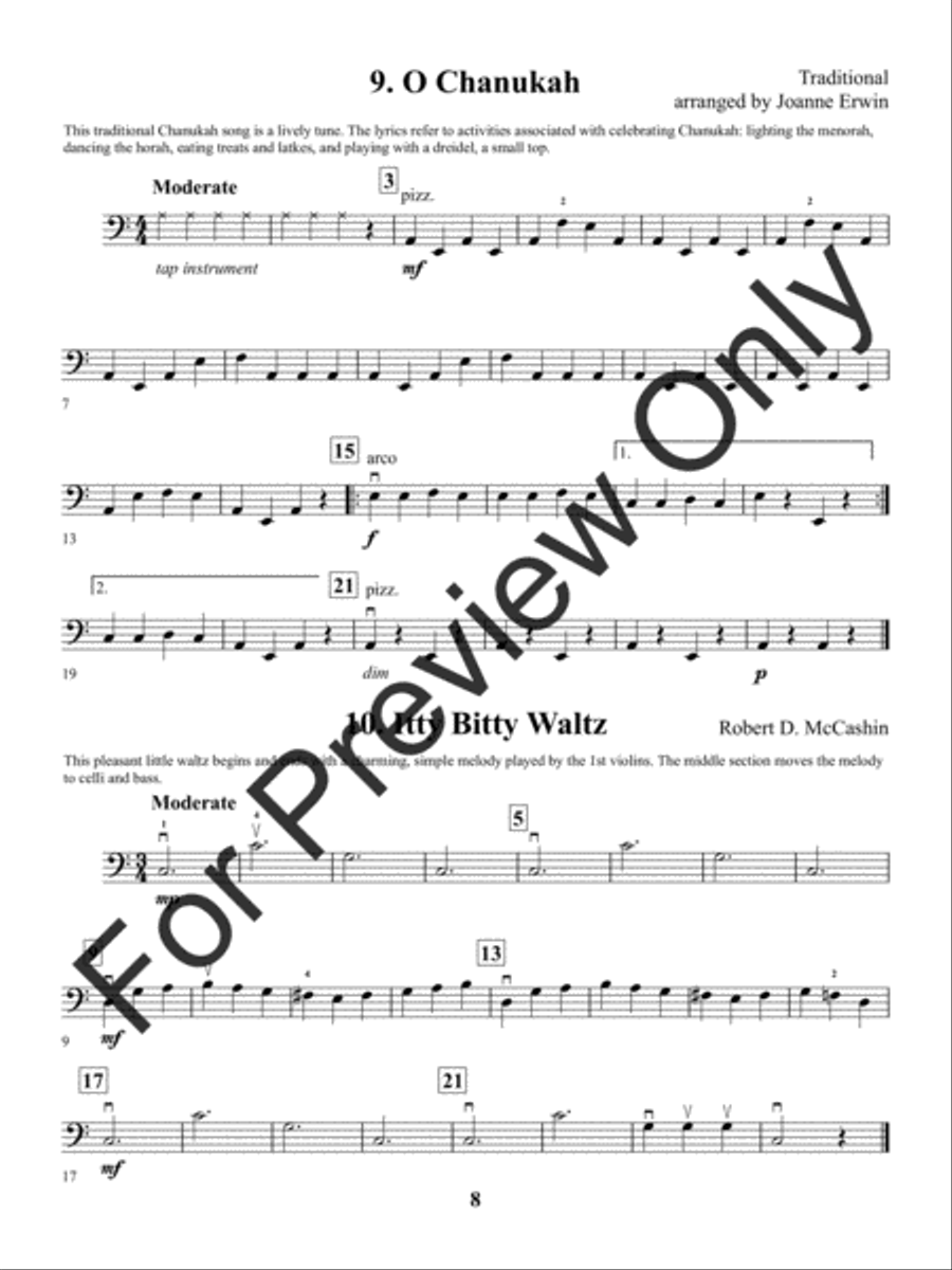 String Premiere - Bass String Orchestra scores gallery preview page 14