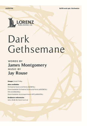 Book cover for Dark Gethsemane