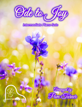 Book cover for Ode to Joy (Intermediate Piano Solo)