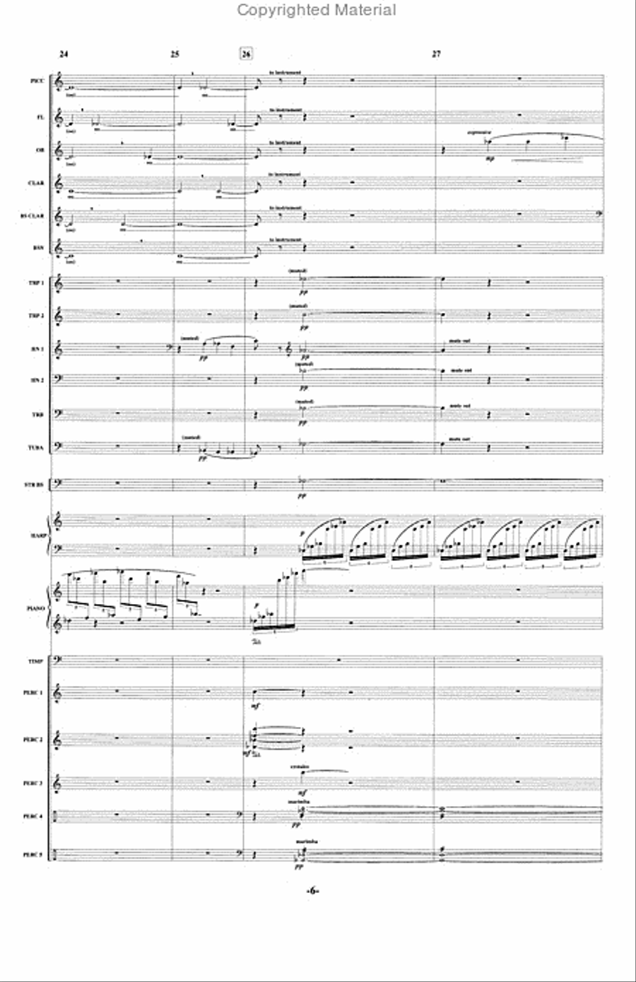 Waking Angels Concert Band scores gallery preview page 7