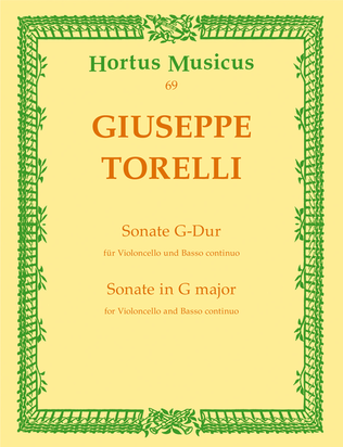Sonate for Violoncello and Basso continuo G major