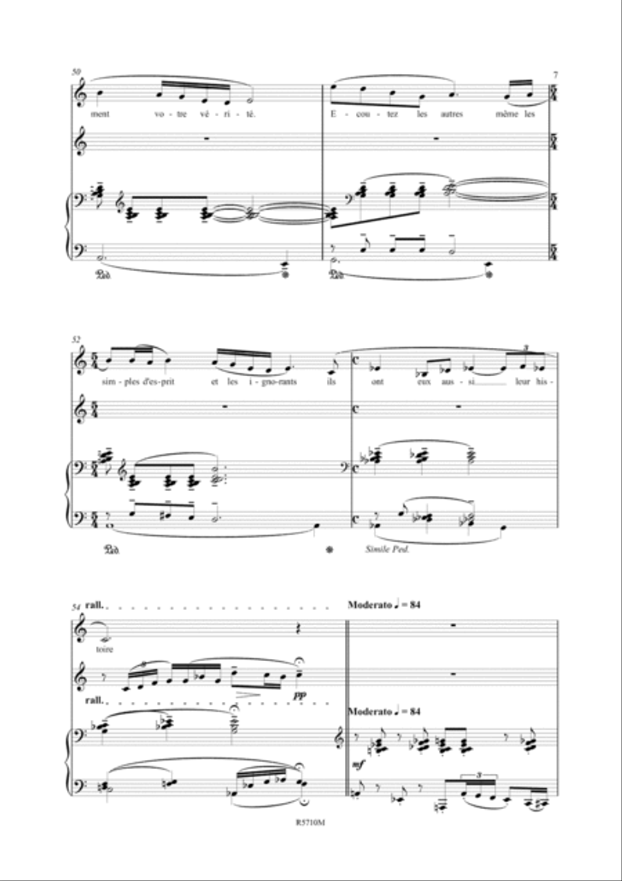 Le Monde est pourtant beau Saxophone scores gallery preview page 8