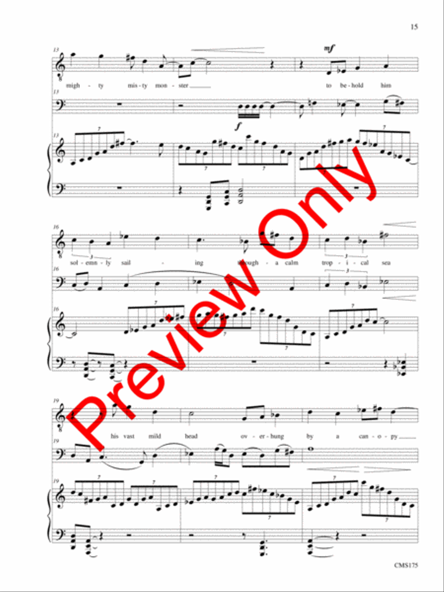 Songs of Solemn Confession: A Song Cycle Bassoon scores gallery preview page 16