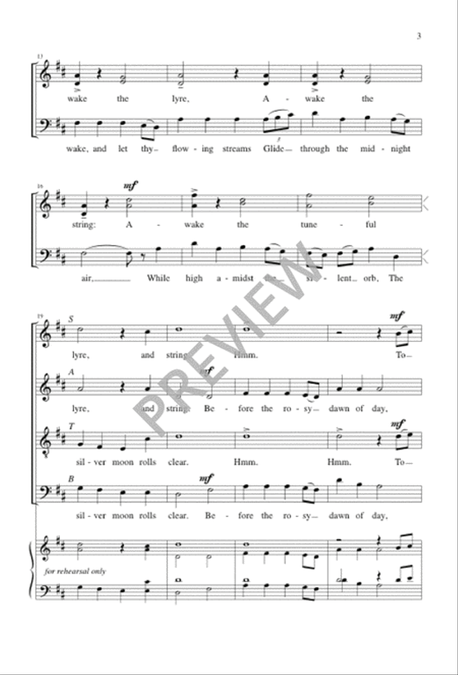 Three Hymn Arrangements from Sacred Harp 4-Part scores gallery preview page 3