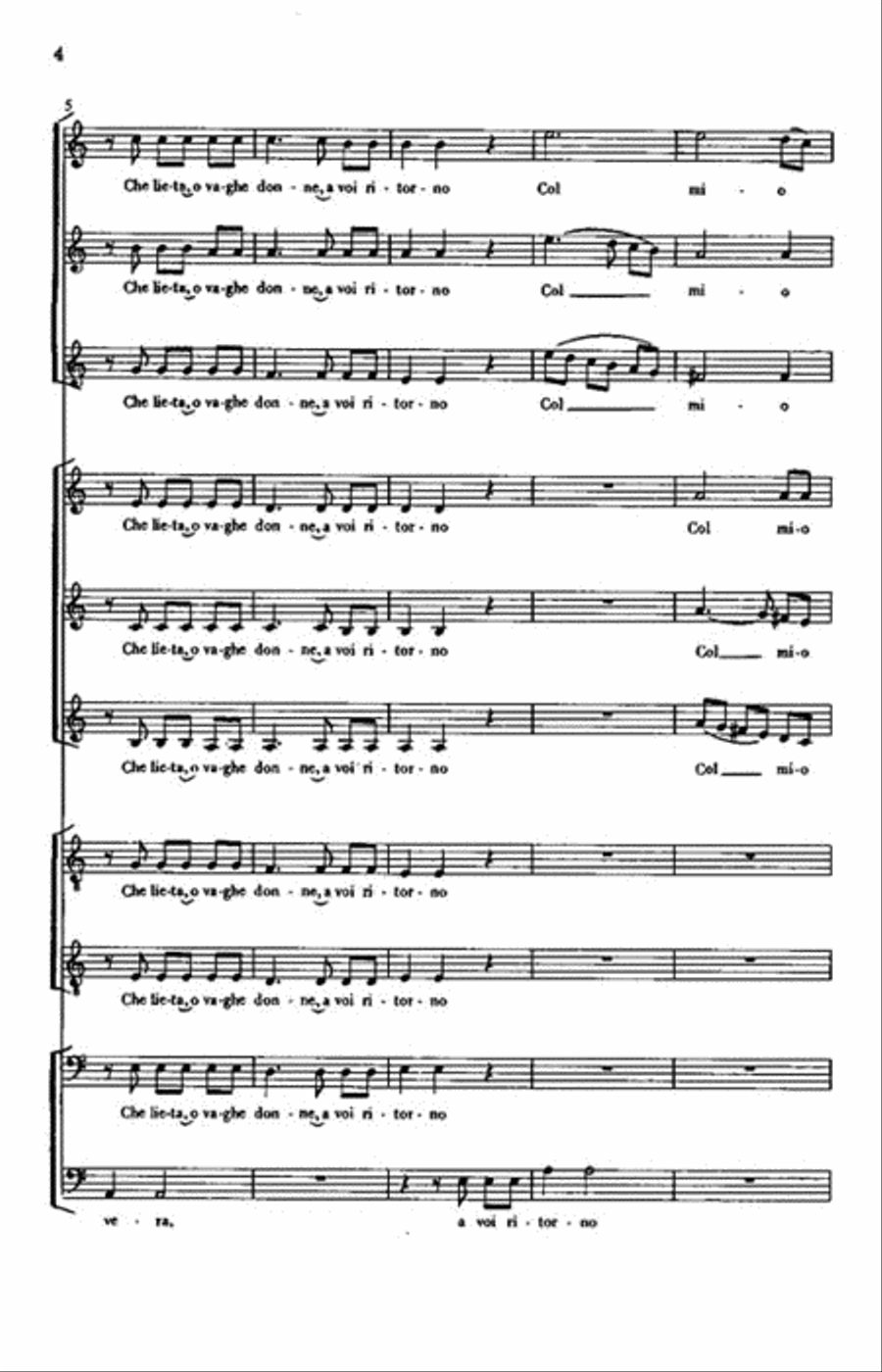 Io Son La Primavera Io Son La Primavera Choir scores gallery preview page 3