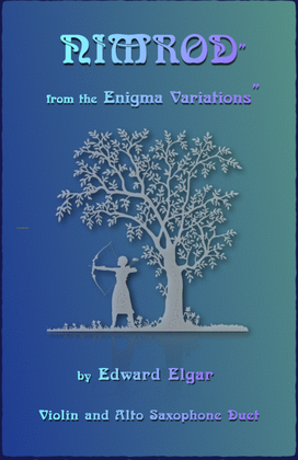 Book cover for Nimrod, from the Enigma Variations by Elgar, Violin and Alto Saxophone Duet