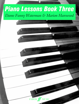 Book cover for Piano Lessons Book 3