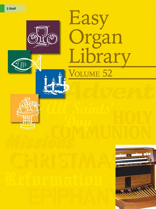 Book cover for Easy Organ Library, Vol. 52
