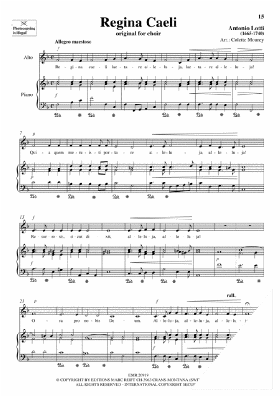 100 Ave Maria Volume 6 Alto Voice scores gallery preview page 8