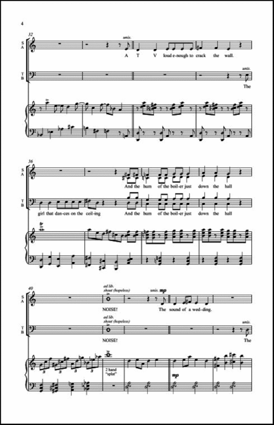 TNT: Noise 4-Part scores gallery preview page 5