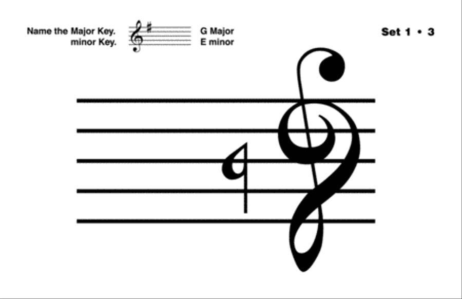 Essentials of Music Theory: Key Signature Flash Cards Key & Note References scores gallery preview page 6