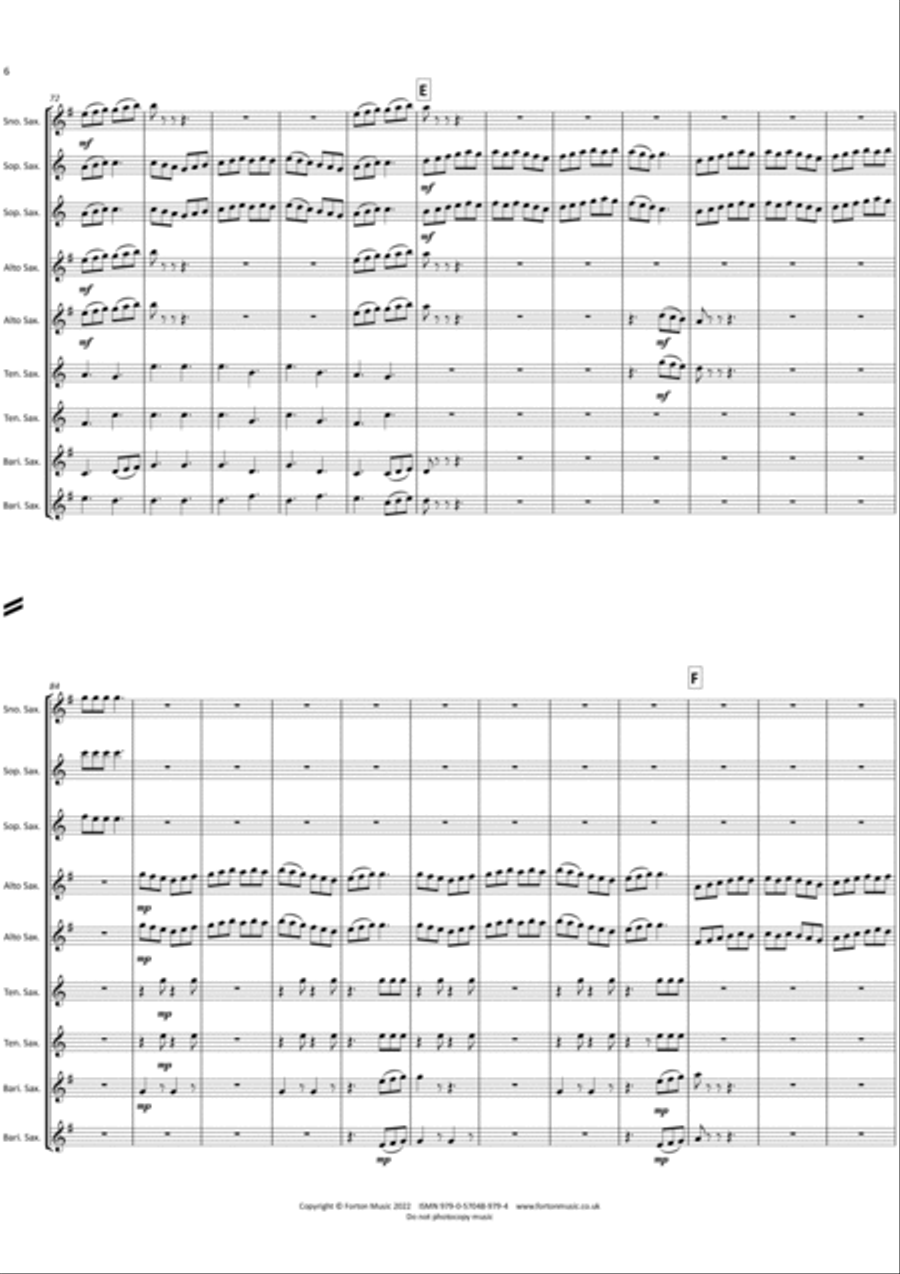 Celtic Moments Saxophone scores gallery preview page 6
