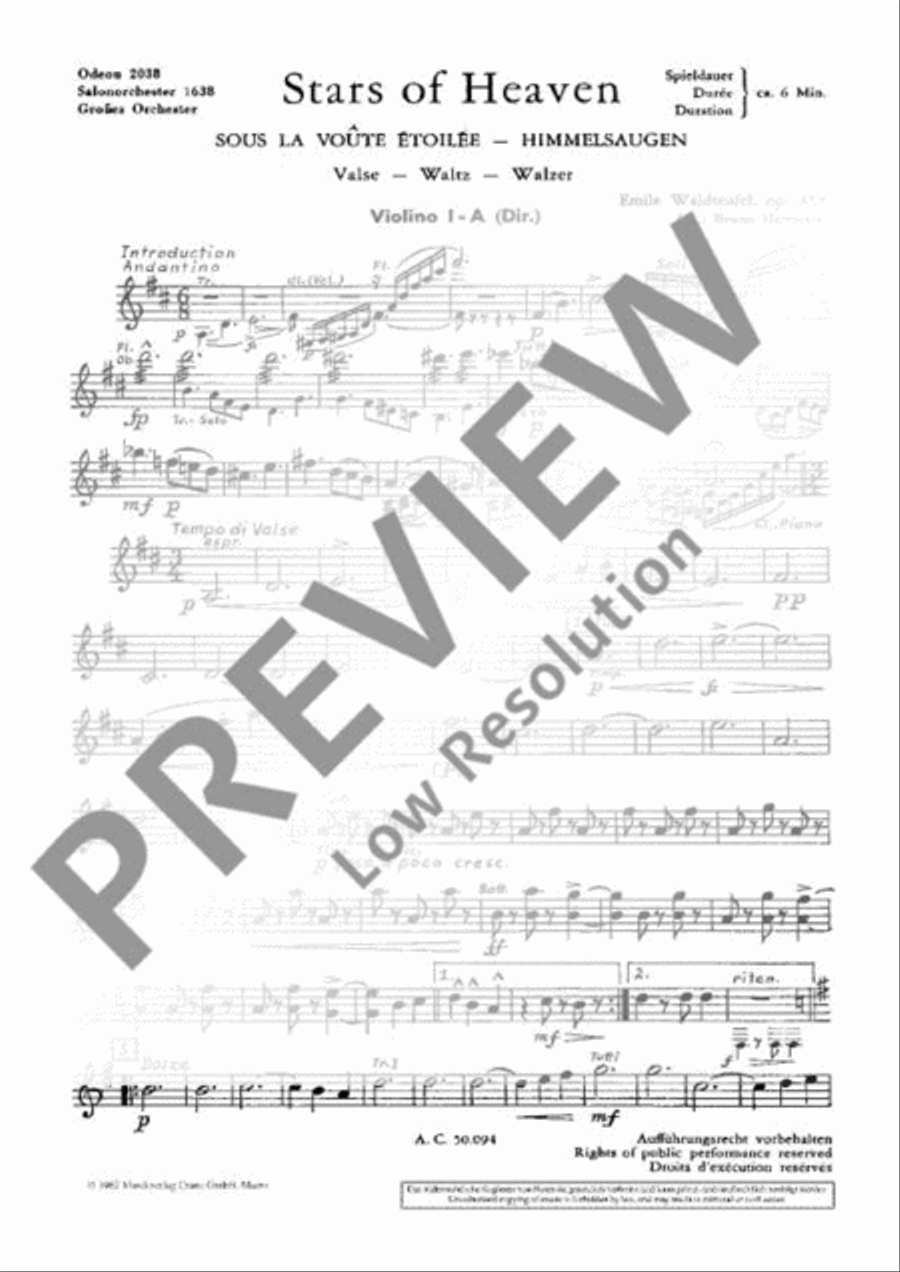 Stars of Heaven Orchestra scores gallery preview page 11